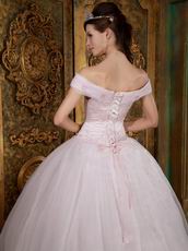 Off Shoulder Light Pink Quinceanera Dress Like A Princess