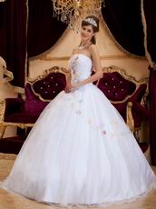 Cute Quinceanera Dress With Colorful Butterflys Design Decorate