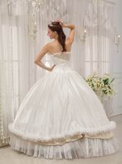 Wholesale Strapless White Bar Mitzvah Quinceanera Dress