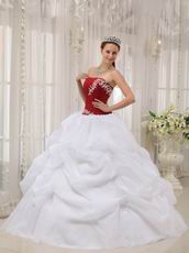 White Organza Floor Length Young Girl Birthday Dress