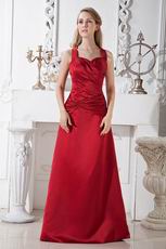 Halter Sweetheart Wine Red Long Celebrity Evening Dress