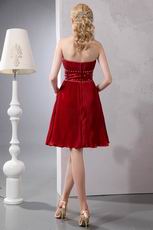Alizarin Crimson Mother Of The Bride Dress With Jacket