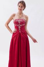 Fascinating Sweetheart Carmine Lace-up Evening Club Dress