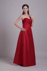 Sweetheart A-line Skirt Wine Red Different Prom Dresses