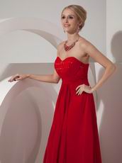 Wine Red Top Floor Length Bridesmaid Dress In New Jersy