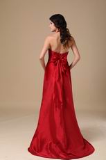 Discount Classical Wine Red Evening Dresses With Cappa