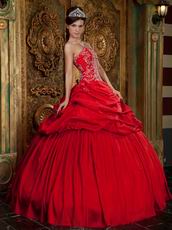 Unique Crimson Prom Quinceanera Dresses By Top Designer