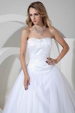 Best Seller Sweetheart White Bridal Chapel Wedding Dress Cheap