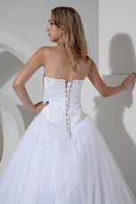 Best Seller Sweetheart White Bridal Chapel Wedding Dress Cheap