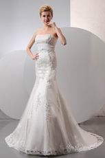 Strapless Sweetheart Corset Mermaid Chapel Wedding Dress Shop