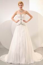 Crystals Corset Chapel Online Tulle Wedding Dress For Discount
