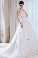 Fit And Flare Sweet Heart Stylish Wedding Bridal Dress In Illinois