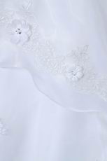 Sweetheart Crystals Appliqued Bottom White Wedding Dress Online