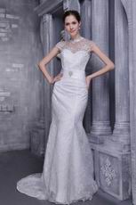 Noble Mermaid High-neck Top Designer Lists For Wedding Dress