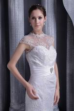 Noble Mermaid High-neck Top Designer Lists For Wedding Dress