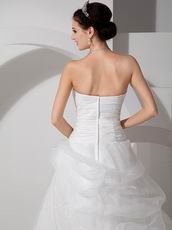 Discount Sweetheart Layers Detail Skirt Bridal Dress Sample Sale