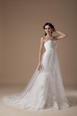 Sweetheart Top Designer Wedding Dress Customized Tailoring