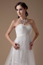 Sweetheart Top Designer Wedding Dress Customized Tailoring