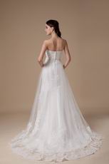 Sweetheart Top Designer Wedding Dress Customized Tailoring