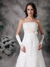 Perfect Strapless A-line Silhouette Bridal Dress Stores In Huston