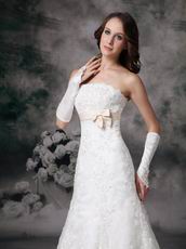 Perfect Strapless A-line Silhouette Bridal Dress Stores In Huston