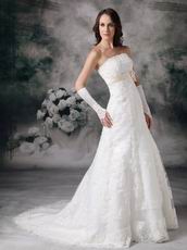 Perfect Strapless A-line Silhouette Bridal Dress Stores In Huston