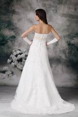 Perfect Strapless A-line Silhouette Bridal Dress Stores In Huston