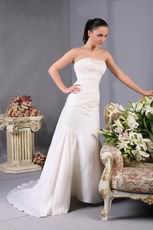 Western Strapless Ivory Designer Wedding Dress Gowns China