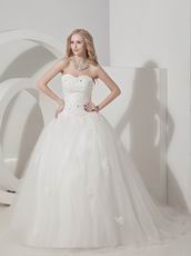 Pretty Sweetheart Designer Bridal Wedding Dress With Applique