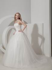 Pretty Sweetheart Designer Bridal Wedding Dress With Applique