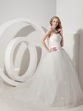 Pretty Sweetheart Designer Bridal Wedding Dress With Applique