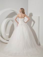 Pretty Sweetheart Designer Bridal Wedding Dress With Applique