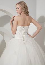 Pretty Sweetheart Designer Bridal Wedding Dress With Applique