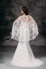 Simple Column Sweetheart Woman In Lace Wedding Dress Slender