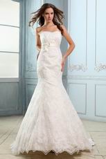 Prettye Trumpet Fishtail Ivory Bridal Wedding Dress For Cheap