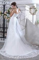 Unique Sweetheart Neck Mermaid Chapel Wedding Bridal Dress