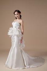 Trimed Mermaid Strapless Designer Top 10 Wedding Dresses