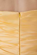 Inexpensive Sweetheart Neck Yellow Short Prom Dress With Jacket