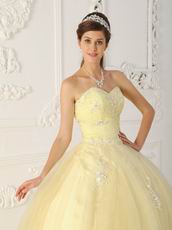 Daffodil Sweetheart 2014 Top Designer Quinceanera Dress