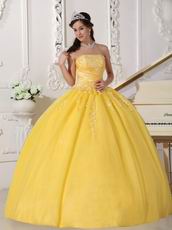 Featured Dama Yellow Quinceanera Ball Dress In Tennessee