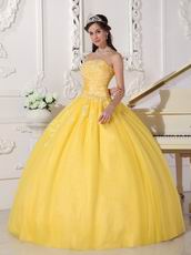 Featured Dama Yellow Quinceanera Ball Dress In Tennessee