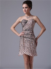 Champagne Striped Sewing Beads Irregular Prom Dress Women First Chioce