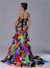 All kinds of fabrics Multi-color Sweetheart Mermaid Cocktail Gowns Unique