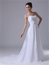 Lace Up Back Fashionable Sweetheart Chiffon Prom Dress Atlantic Iowa