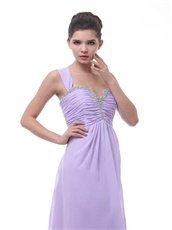 Lavender Cap Sleeves Beaded V-Neck Homecoming Dress The Super Sale