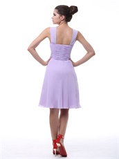 Lavender Cap Sleeves Beaded V-Neck Homecoming Dress The Super Sale