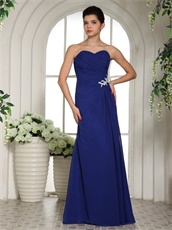 Celebrity Special Occasion Dress Dark Royal Blue Factory Direct Selling