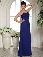 Celebrity Special Occasion Dress Dark Royal Blue Factory Direct Selling