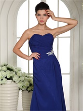 Celebrity Special Occasion Dress Dark Royal Blue Factory Direct Selling