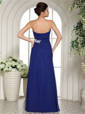 Celebrity Special Occasion Dress Dark Royal Blue Factory Direct Selling